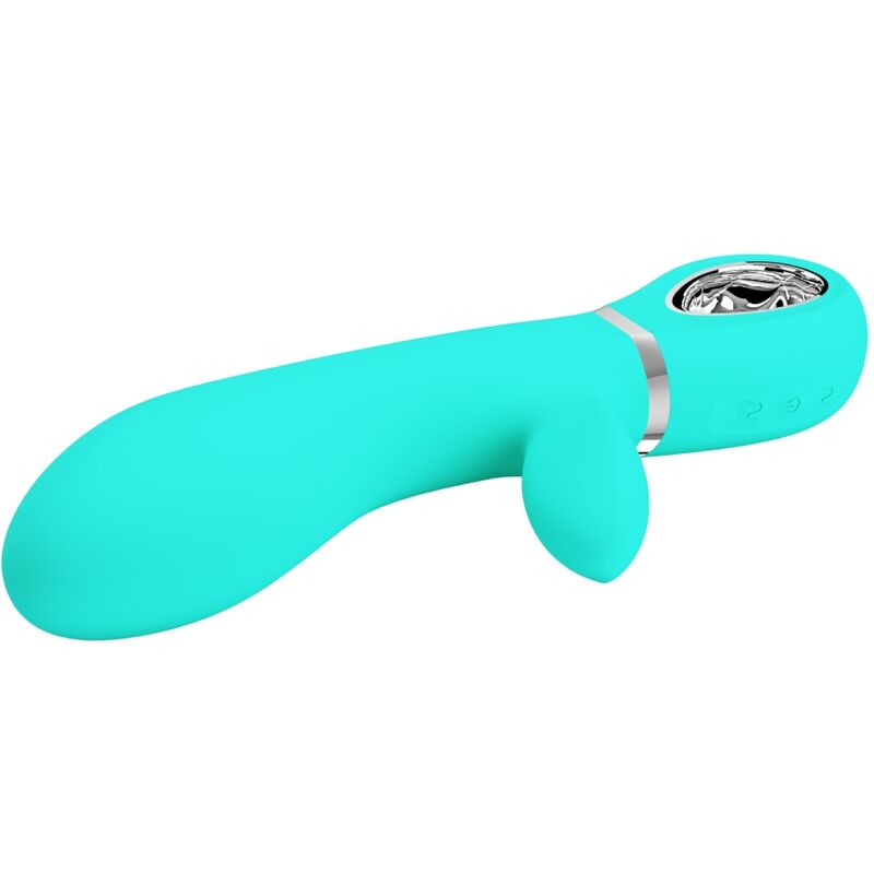 PRETTY LOVE - THOMAS MULTIFUNCTION G-SPOT VIBRATOR AQUA GREEN - Amore24