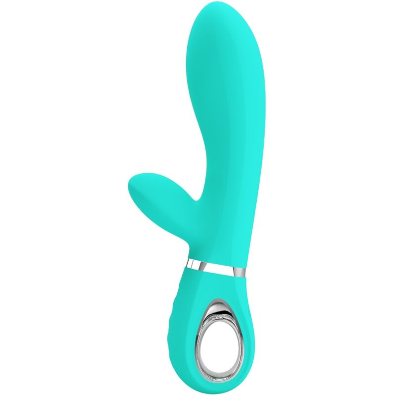 PRETTY LOVE - THOMAS MULTIFUNCTION G-SPOT VIBRATOR AQUA GREEN - Amore24