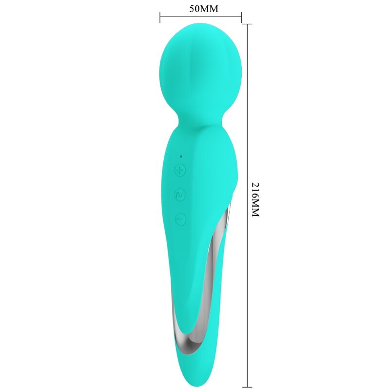 PRETTY LOVE - WALTER VIBRATOR WAND AQUA GREEN - Amore24