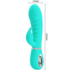 PRETTY LOVE - PRESCOTT MULTIFUNCTION G-SPOT VIBRATOR AQUA GREEN - Amore24