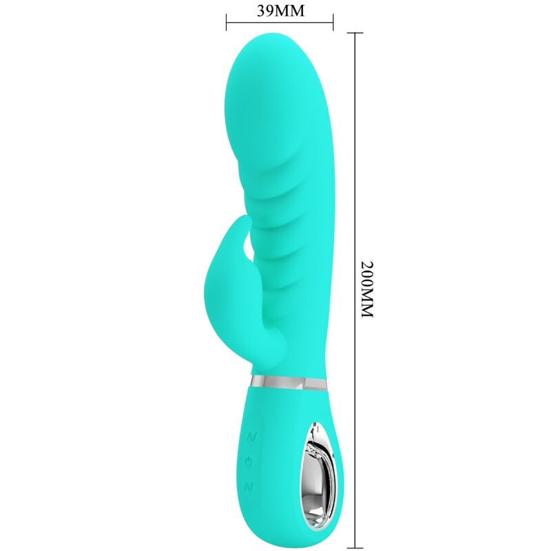 PRETTY LOVE - PRESCOTT MULTIFUNCTION G-SPOT VIBRATOR AQUA GREEN - Amore24