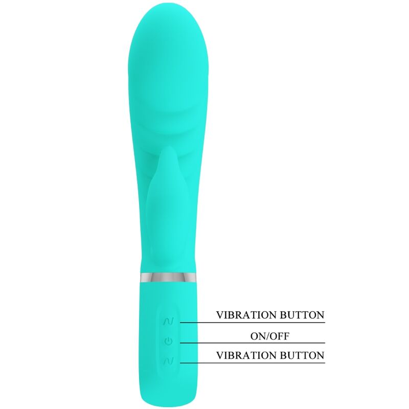 PRETTY LOVE - PRESCOTT MULTIFUNCTION G-SPOT VIBRATOR AQUA GREEN - Amore24