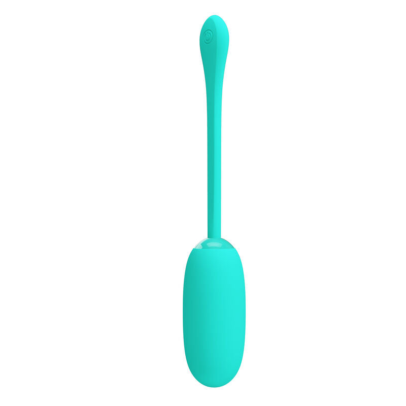 PRETTY LOVE - JULIUS WATERPROOF-RECHARGEABLE VIBRATING EGG AQUA GREEN - Amore24