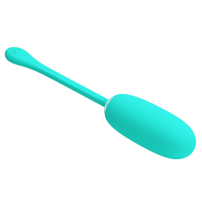 PRETTY LOVE - JULIUS WATERPROOF-RECHARGEABLE VIBRATING EGG AQUA GREEN - Amore24