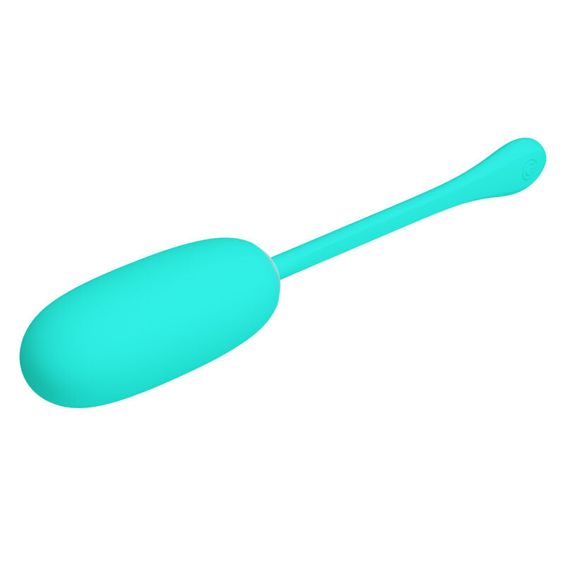 PRETTY LOVE - JULIUS WATERPROOF-RECHARGEABLE VIBRATING EGG AQUA GREEN - Amore24