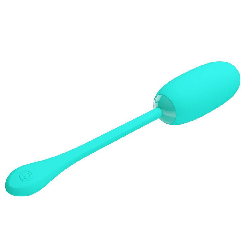 PRETTY LOVE - JULIUS WATERPROOF-RECHARGEABLE VIBRATING EGG AQUA GREEN - Amore24