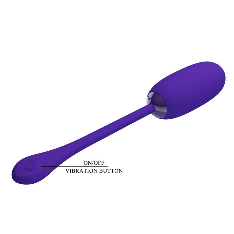 PRETTY LOVE - JULIUS WATERPROOF-RECHARGEABLE VIBRATING EGG PURPLE - Amore24