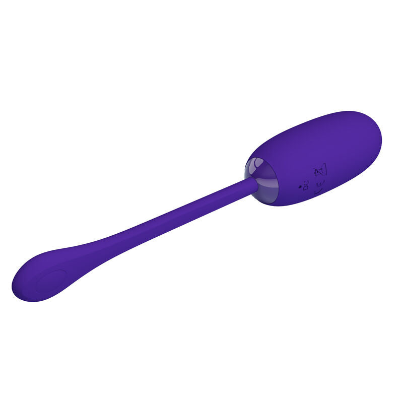 PRETTY LOVE - JULIUS WATERPROOF-RECHARGEABLE VIBRATING EGG PURPLE - Amore24