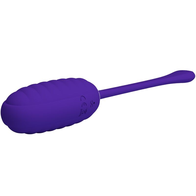 PRETTY LOVE - KIRK RECHARGEABLE VIBRATING EGG PURPLE - Amore24