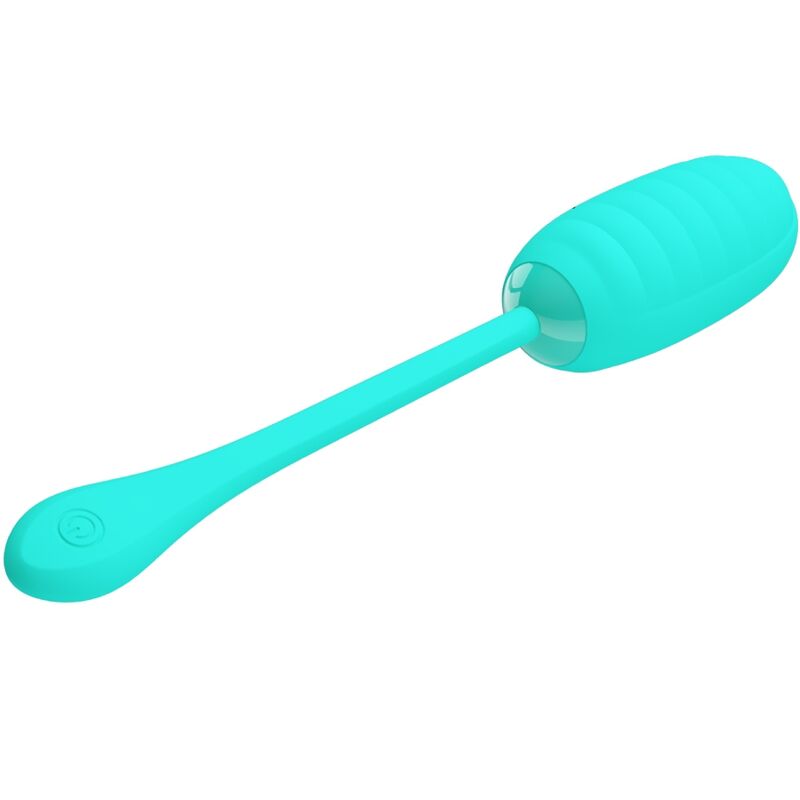 PRETTY LOVE - KIRK RECHARGEABLE VIBRATING EGG AQUA GREEN - Amore24