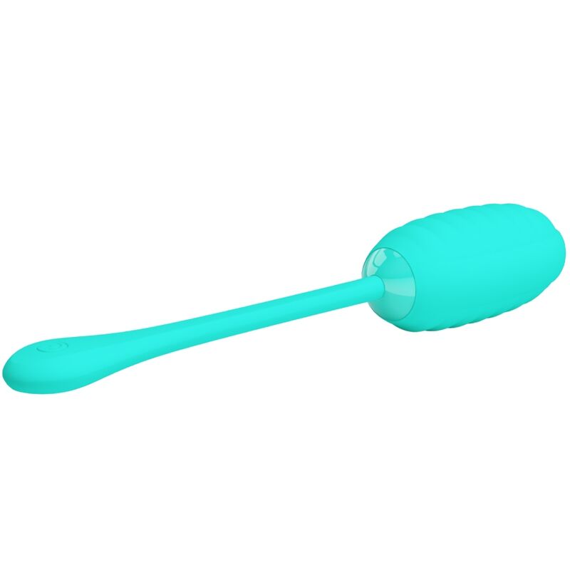 PRETTY LOVE - KIRK RECHARGEABLE VIBRATING EGG AQUA GREEN - Amore24