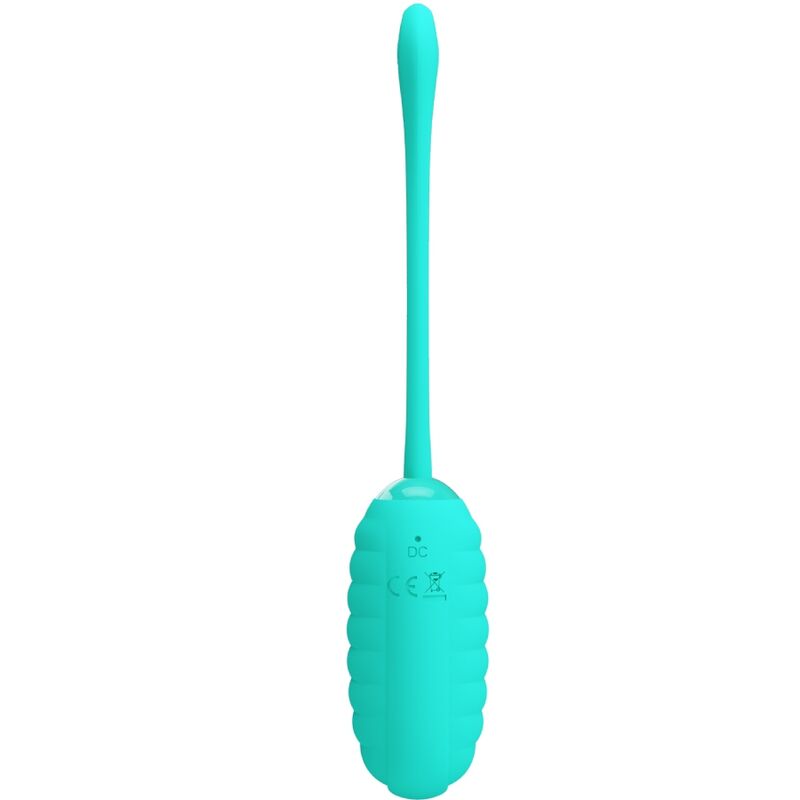 PRETTY LOVE - KIRK RECHARGEABLE VIBRATING EGG AQUA GREEN - Amore24