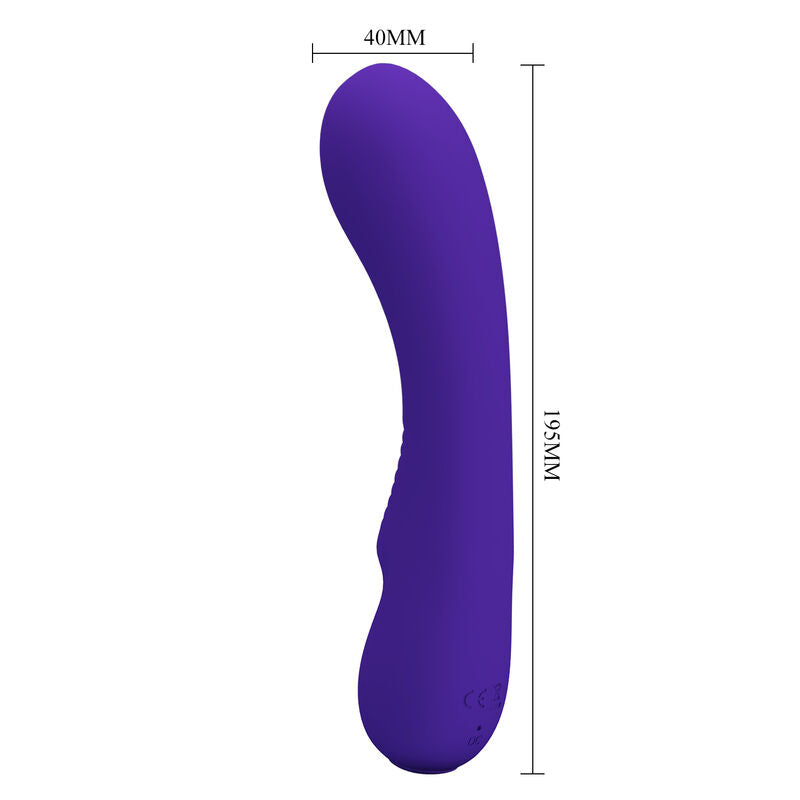 PRETTY LOVE - PRESCOTT RECHARGEABLE VIBRATOR PURPLE - Amore24