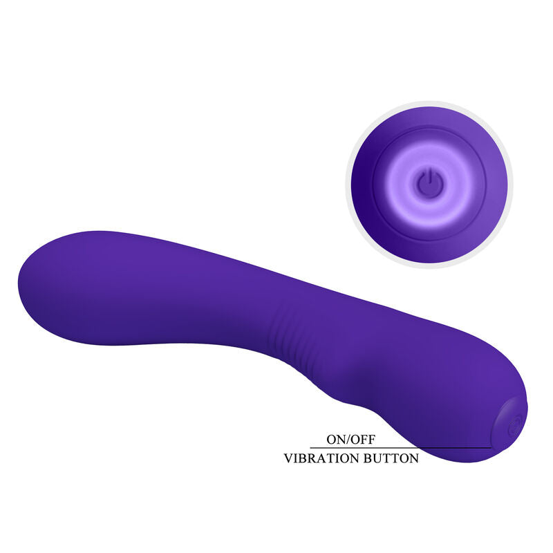 PRETTY LOVE - PRESCOTT RECHARGEABLE VIBRATOR PURPLE - Amore24