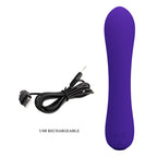 PRETTY LOVE - PRESCOTT RECHARGEABLE VIBRATOR PURPLE - Amore24