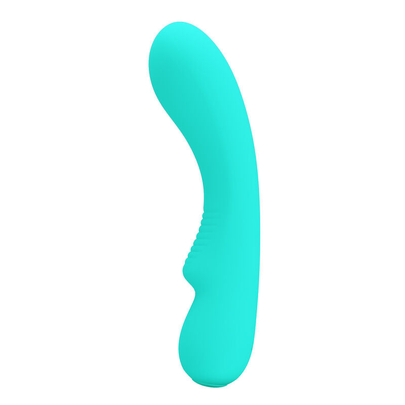 PRETTY LOVE - PRESCOTT RECHARGEABLE VIBRATOR AQUA GREEN - Amore24