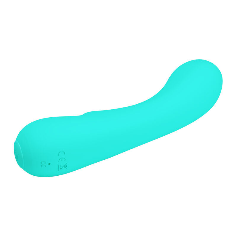 PRETTY LOVE - PRESCOTT RECHARGEABLE VIBRATOR AQUA GREEN - Amore24