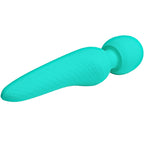 PRETTY LOVE - MEREDITH MASSAGER 12 VIBRATION MODES AQUA GREEN - Amore24