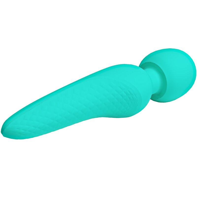 PRETTY LOVE - MEREDITH MASSAGER 12 VIBRATION MODES AQUA GREEN - Amore24