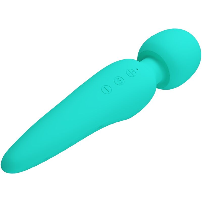 PRETTY LOVE - MEREDITH MASSAGER 12 VIBRATION MODES AQUA GREEN - Amore24