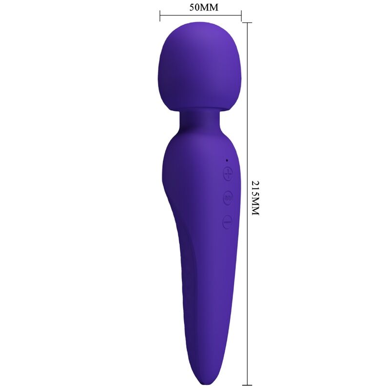 PRETTY LOVE - MEREDITH MASSAGER 12 VIBRATION MODES PURPLE - Amore24