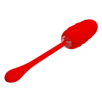 PRETTY LOVE - VIBRATING EGG WITH RED RECHARGEABLE MARINE TEXTURE - Amore24