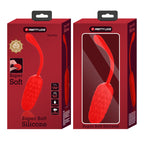 PRETTY LOVE - VIBRATING EGG WITH RED RECHARGEABLE MARINE TEXTURE - Amore24