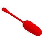 PRETTY LOVE - VIBRATING EGG WITH RED RECHARGEABLE MARINE TEXTURE - Amore24