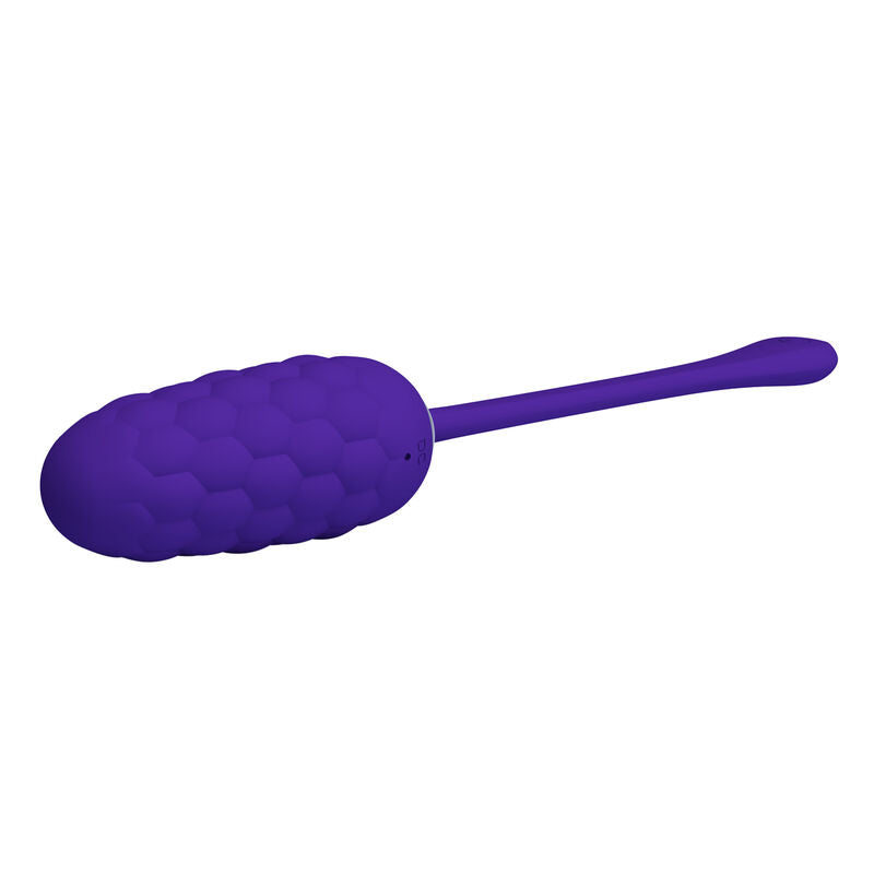 PRETTY LOVE - VIBRATING EGG WITH PURPLE RECHARGEABLE MARINE TEXTURE - Amore24