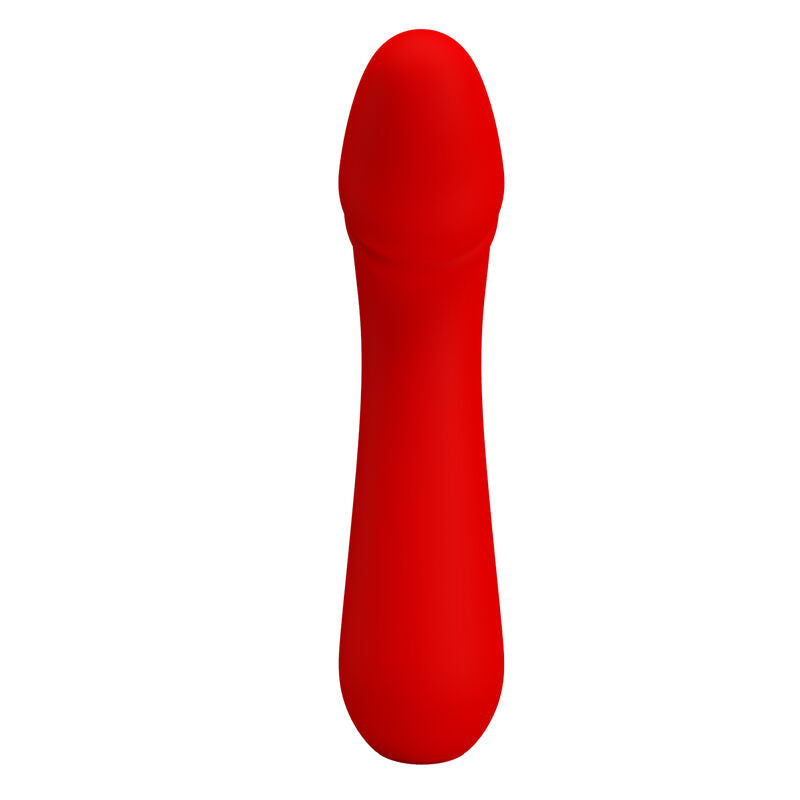 PRETTY LOVE - CETUS RECHARGEABLE VIBRATOR RED - Amore24