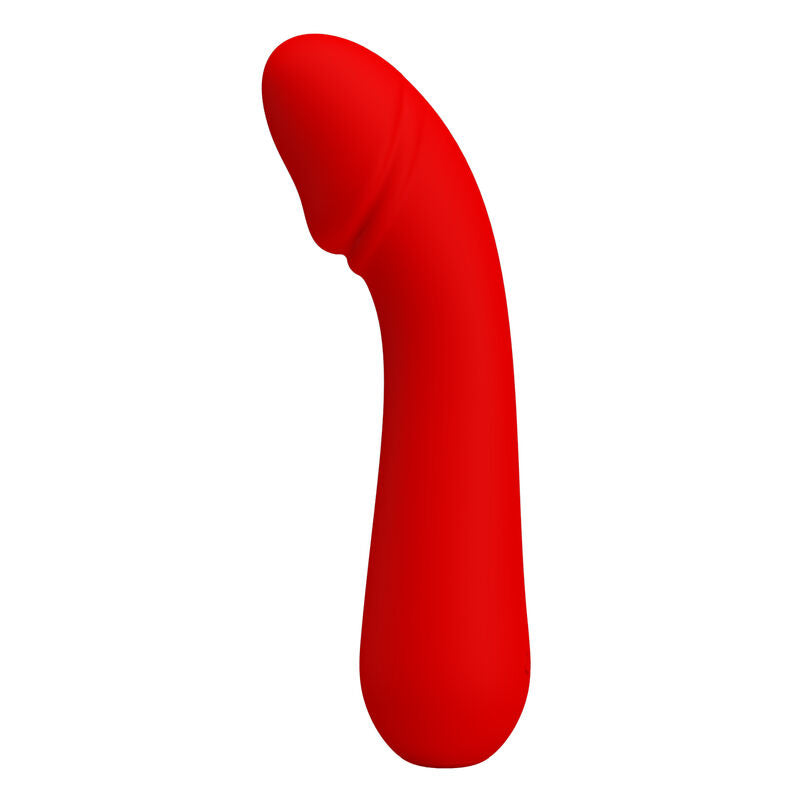 PRETTY LOVE - CETUS RECHARGEABLE VIBRATOR RED - Amore24