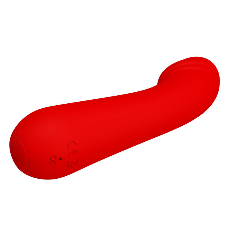 PRETTY LOVE - CETUS RECHARGEABLE VIBRATOR RED - Amore24