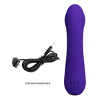 PRETTY LOVE - CETUS RECHARGEABLE VIBRATOR PURPLE - Amore24