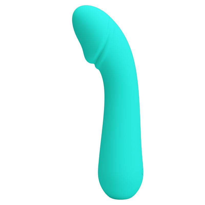 PRETTY LOVE - CETUS RECHARGEABLE VIBRATOR AQUA GREEN - Amore24