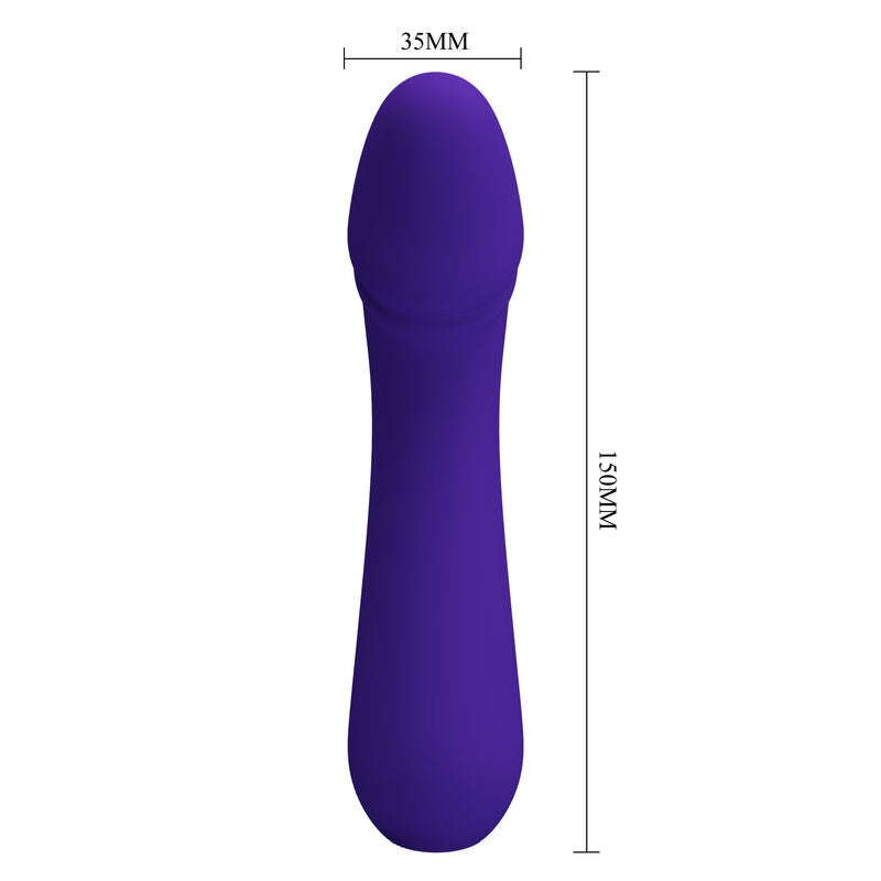 PRETTY LOVE - CETUS RECHARGEABLE VIBRATOR PURPLE - Amore24