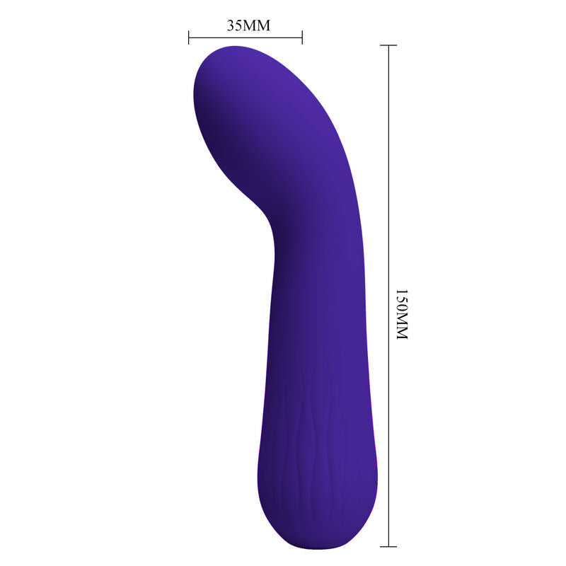 PRETTY LOVE - FAUN RECHARGEABLE VIBRATOR PURPLE - Amore24