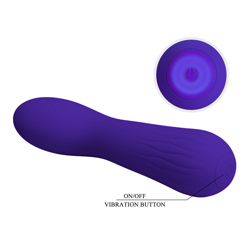 PRETTY LOVE - FAUN RECHARGEABLE VIBRATOR PURPLE - Amore24