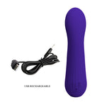 PRETTY LOVE - FAUN RECHARGEABLE VIBRATOR PURPLE - Amore24