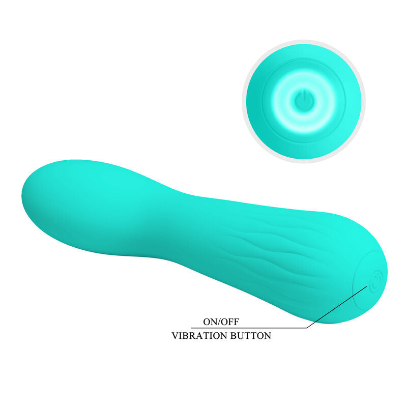 PRETTY LOVE - FAUN RECHARGEABLE VIBRATOR AQUA GREEN - Amore24
