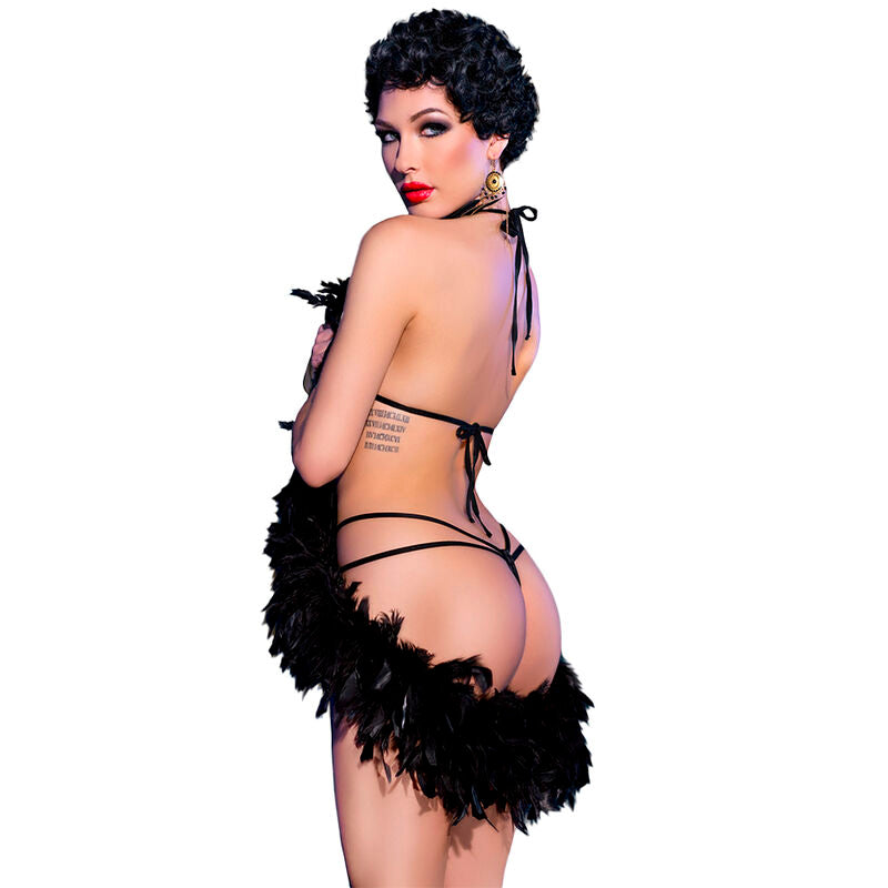 CHILIROSE - CR 4479 BODYSUIT CROTCHLESS BLUE S/M - Amore24