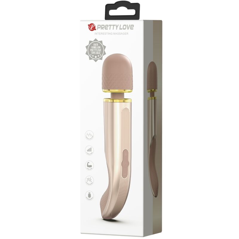 PRETTY LOVE - MASSAGER 7 VIBRATION MODES CHAMPAGNE - Amore24