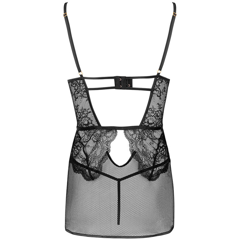 LIVCO CORSETTI FASHION - BARIRIN LC 90633 SHIRT + PANTY BLACK - Amore24