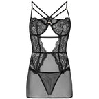 LIVCO CORSETTI FASHION - BARIRIN LC 90633 SHIRT + PANTY BLACK - Amore24
