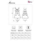 LIVCO CORSETTI FASHION - BARIRIN LC 90633 SHIRT + PANTY BLACK - Amore24