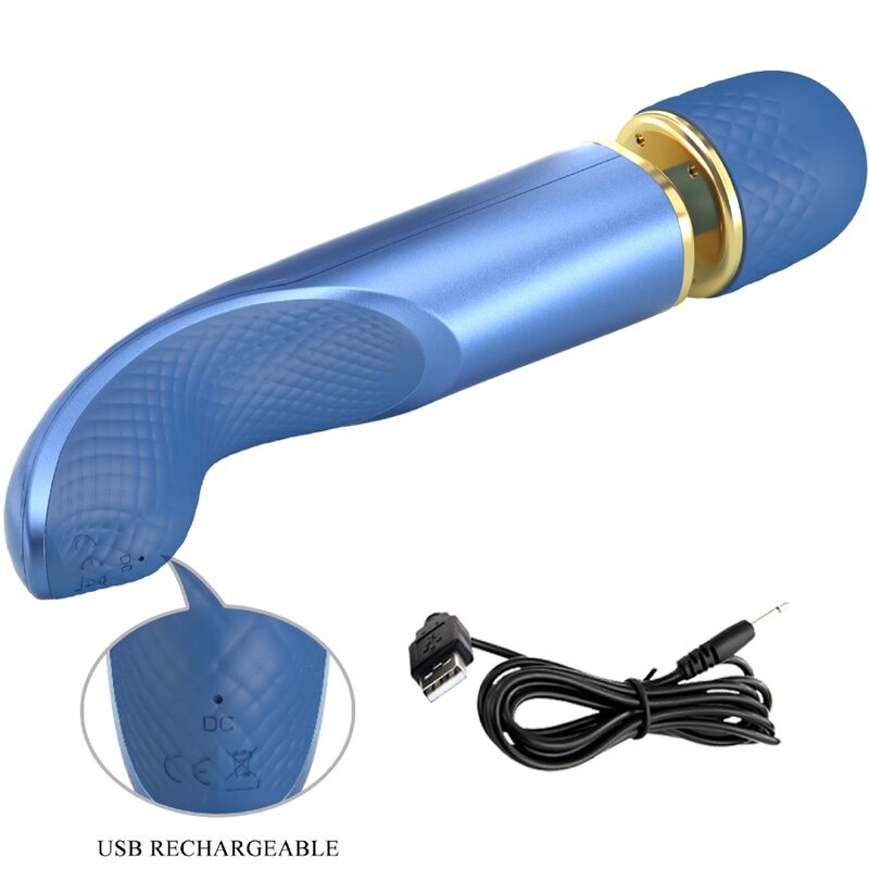 PRETTY LOVE - MASSAGER 7 VIBRATION MODES BLUE - Amore24
