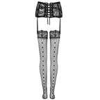 LIVCO CORSETTI FASHION - GARTER BELT + STOCKINGS BLACK - Amore24