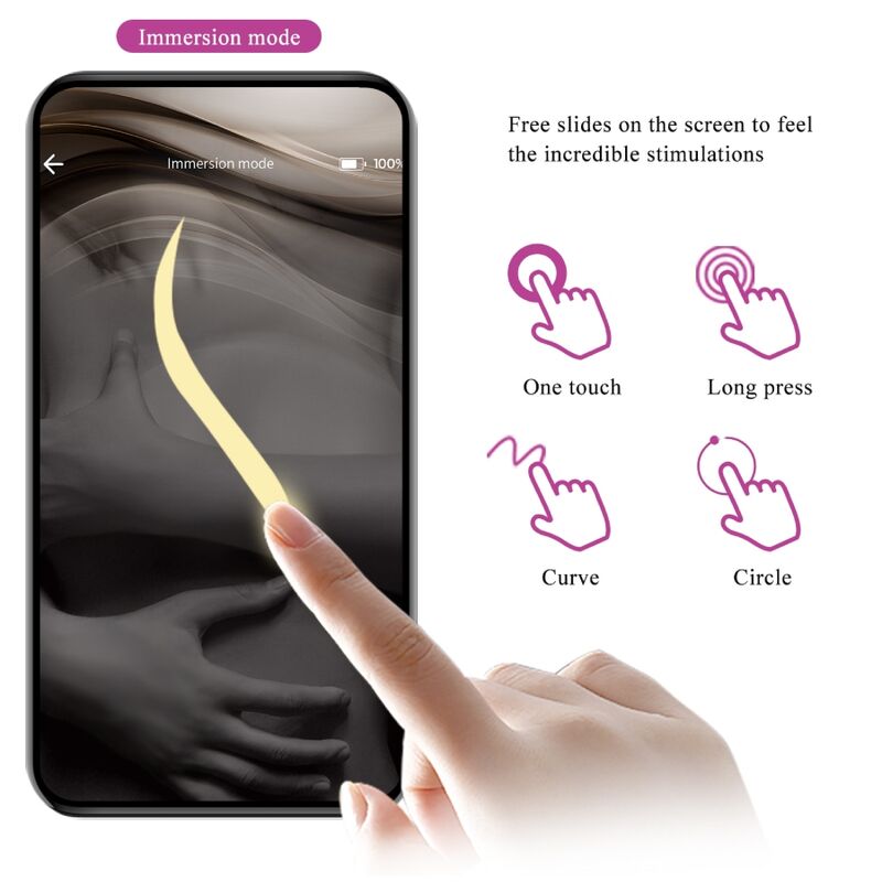 PRETTY LOVE - JAYLEEN VIBRATOR APP REMOTE CONTROL PURPLE - Amore24