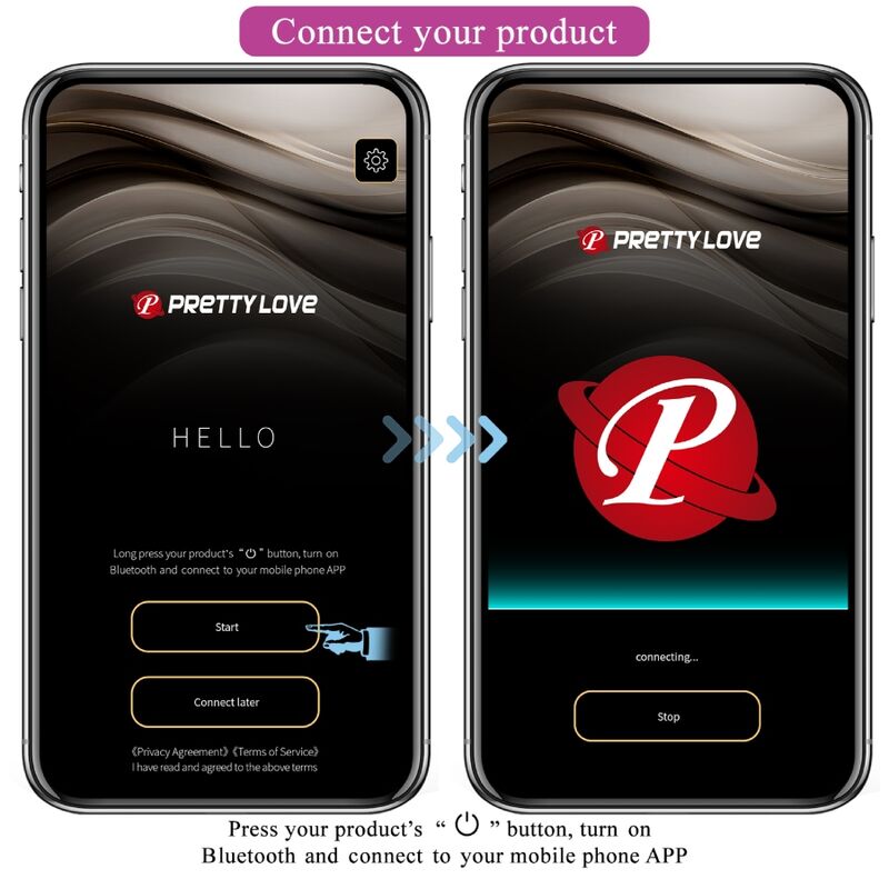 PRETTY LOVE - JAYLEEN VIBRATOR APP REMOTE CONTROL PURPLE - Amore24