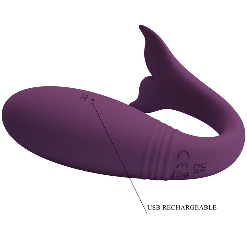 PRETTY LOVE - JAYLEEN VIBRATOR APP REMOTE CONTROL PURPLE - Amore24
