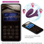 PRETTY LOVE - JAYLEEN VIBRATOR APP REMOTE CONTROL PURPLE - Amore24